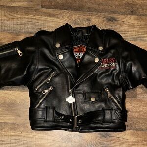 Harley-Davidson Baby/toddler Black Leather Jacket